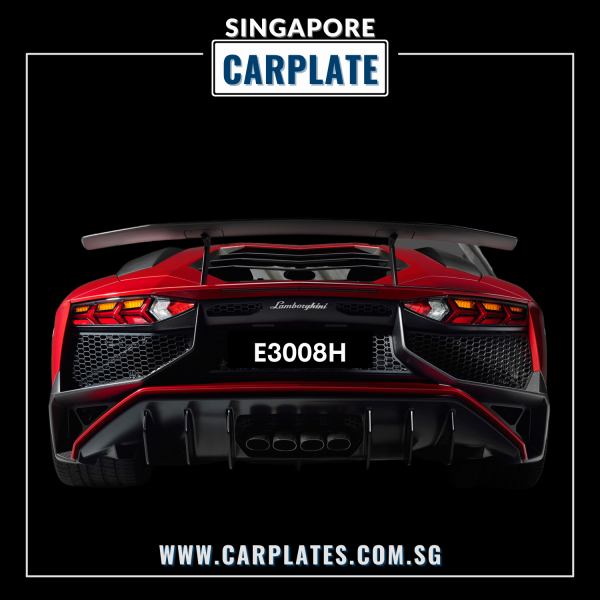 Singapore-Carplates-E3008H