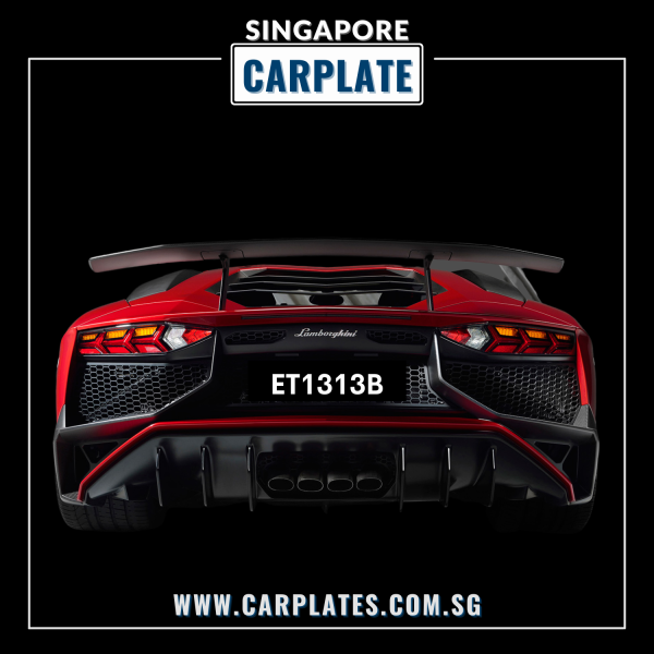 Singapore-Carplates-ET1313B